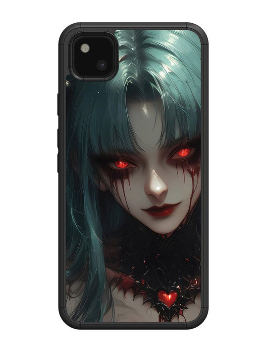 Google Pixel 4A succubus-demon-anime-girl-red-eyes