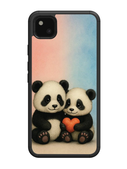 Google Pixel 4A Cute Baby Pandas