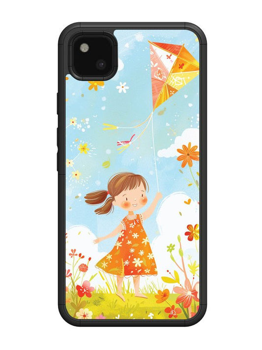 Google Pixel 4A Little Girl Kite Flying