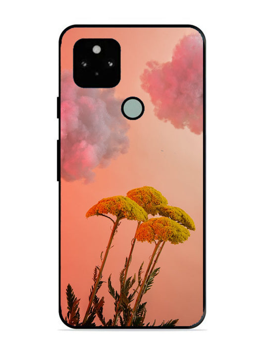 Google Pixel 5 Floral Sunset Blossom Sky