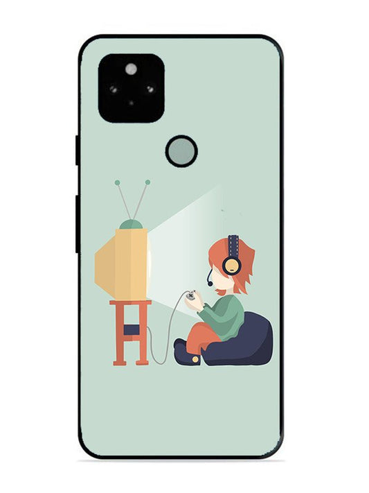 Google Pixel 5 Kid Playing Game