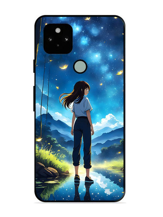 Google Pixel 5 Girl In Beautiful Forest