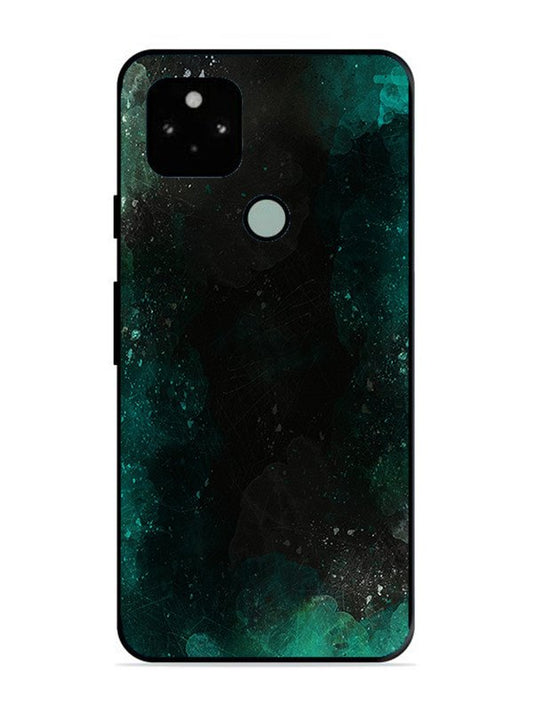 Google Pixel 5 Dark Black And Green Forest