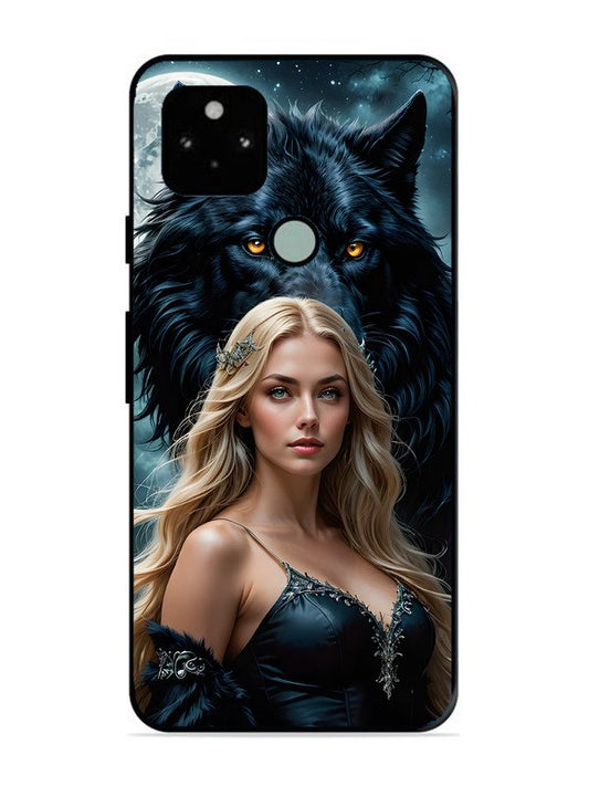 Google Pixel 5 Wolf & Girl