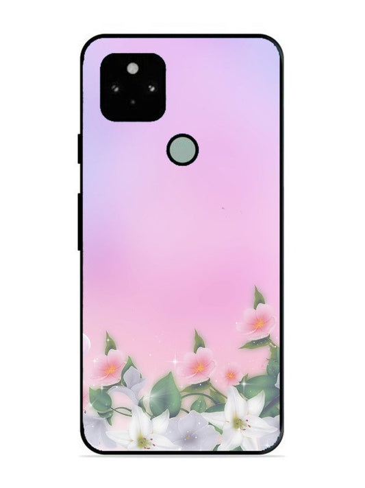 Google Pixel 5 Pink Floral Elegance