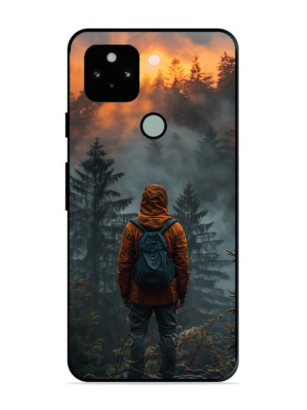 Google Pixel 5 Alone in Forest