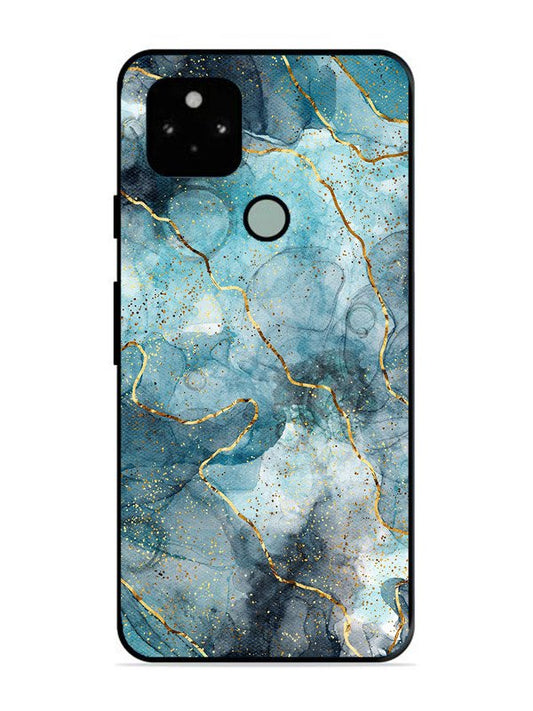 Google Pixel 5 Oceanic Golden Strip Marble