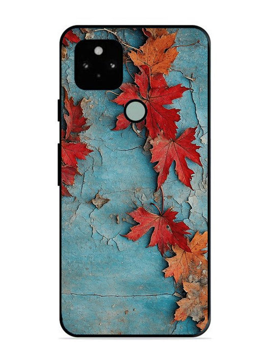 Google Pixel 5 Autumn Leafs Marble