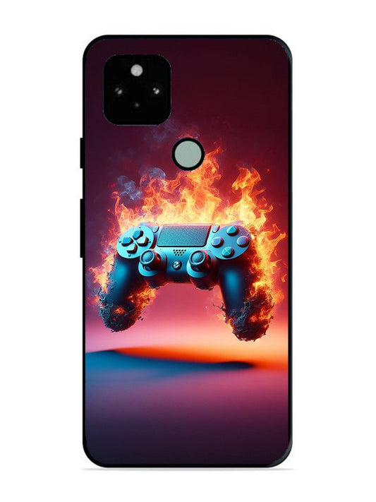 Google Pixel 5 Console on fire