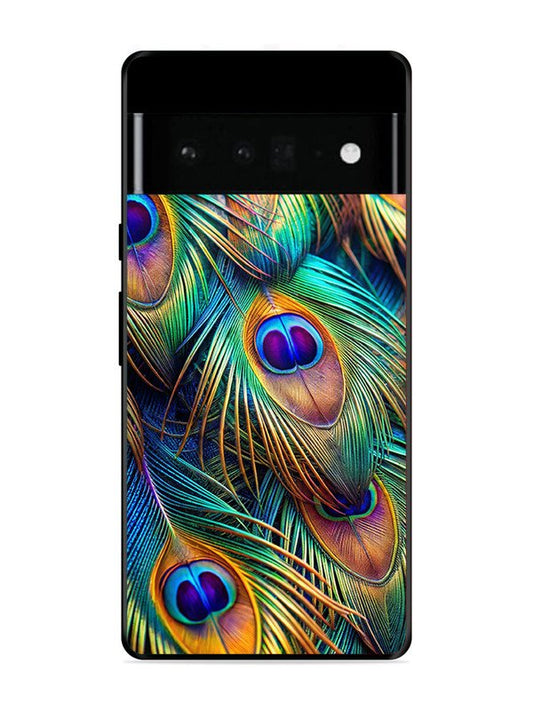 Google Pixel 6 Pro peacock feather
