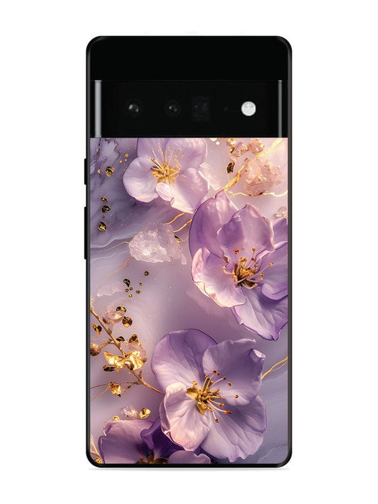 Google Pixel 6 Pro Orchid with Golden Safron