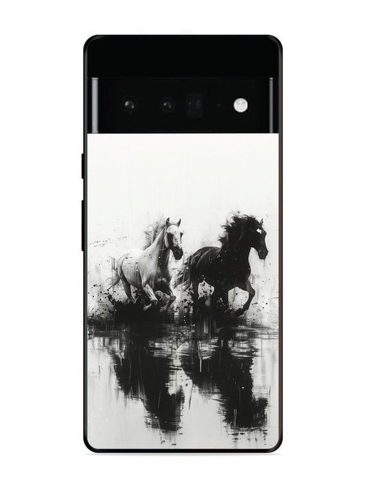 Google Pixel 6 Pro Black & White Horse