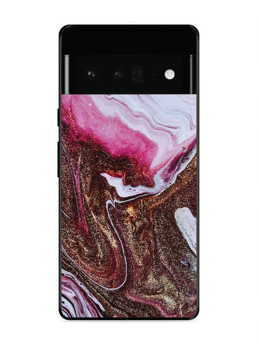 Google Pixel 6 Pro Elegant Rose & Gold Marble