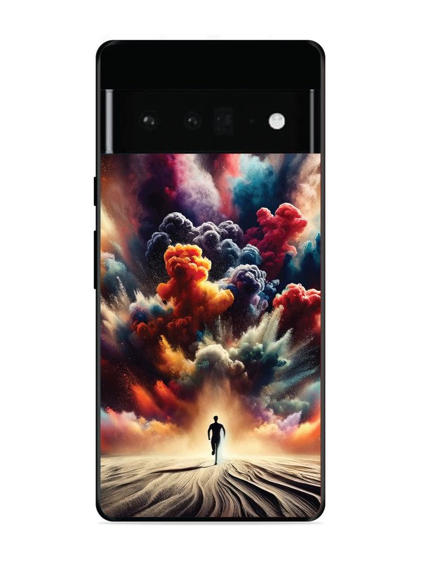 Google Pixel 6 Pro colorful-blast-explosion