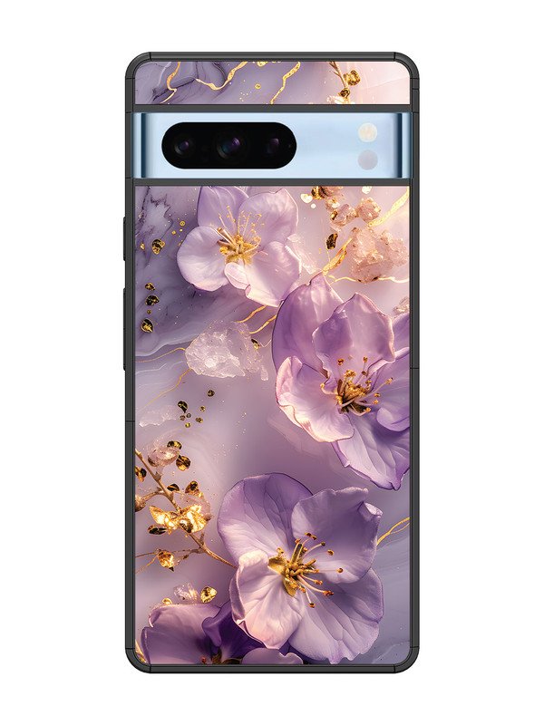 Google Pixel 8 Pro Orchid with Golden Safron