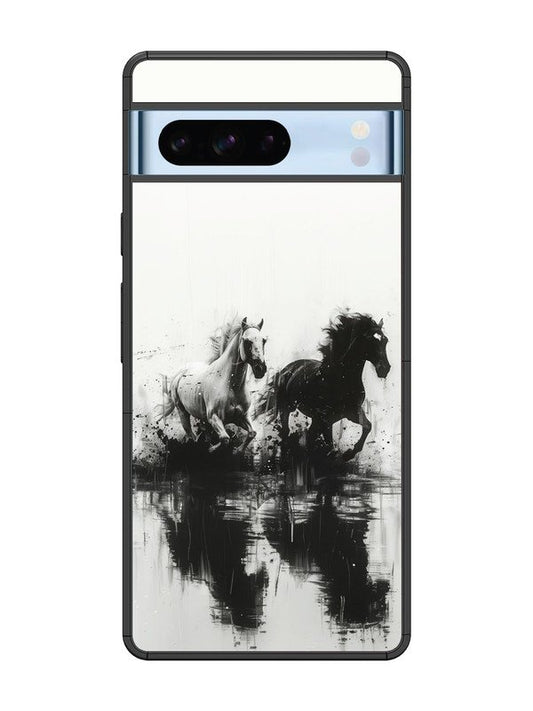 Google Pixel 8 Pro Black & White Horse