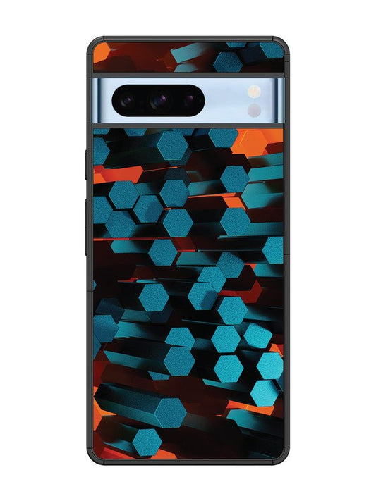 Google Pixel 8 Pro Hexagon 3D Abstract