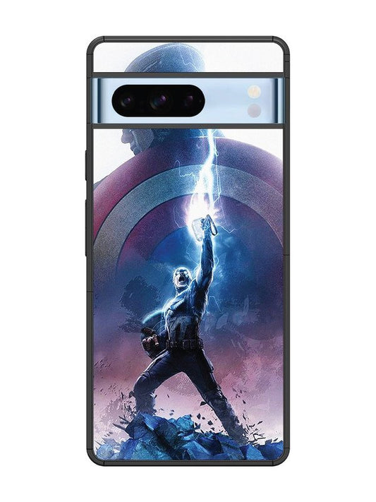 Google Pixel 8 Pro captain-america-thor-hammer-lightning