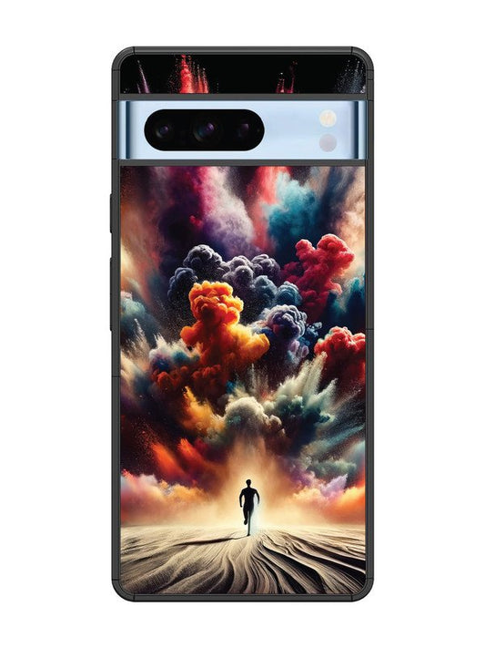 Google Pixel 8 Pro colorful-blast-explosion