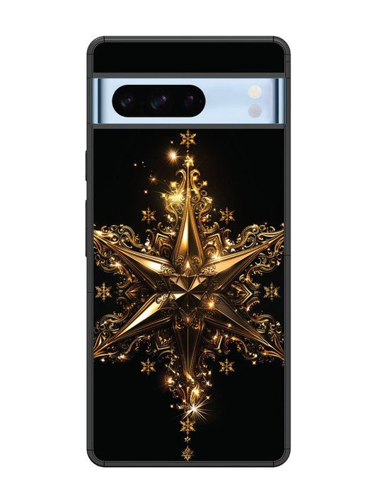 Google Pixel 8 Pro Glinting Golden Star