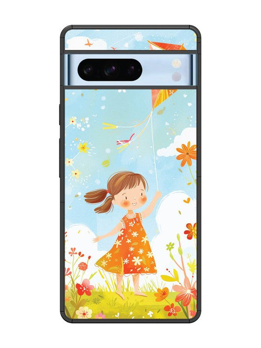 Google Pixel 8 Pro Little Girl Kite Flying