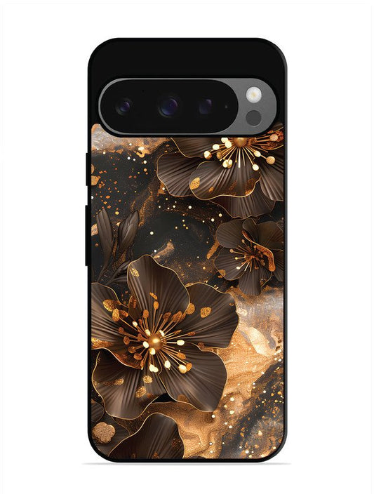 Google Pixel 9 Golden Flowars