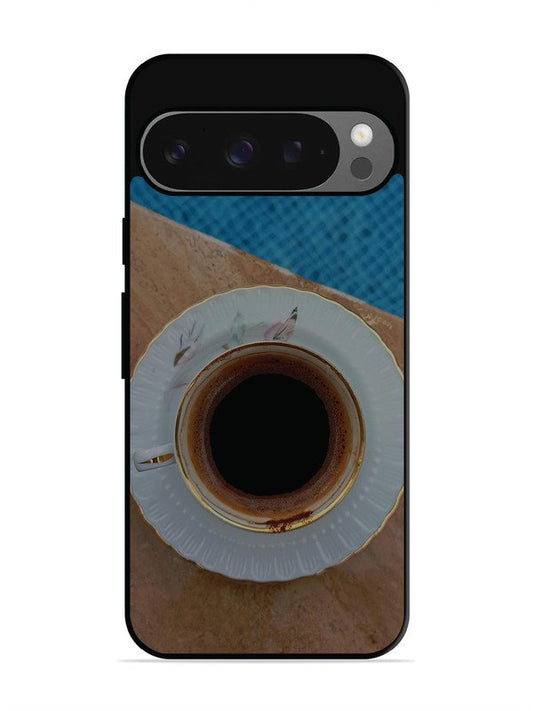 Google Pixel 9 Black Tea Cup Saucer