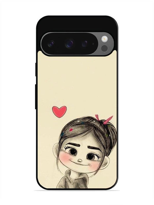 Google Pixel 9 Cute Girl Looking at You