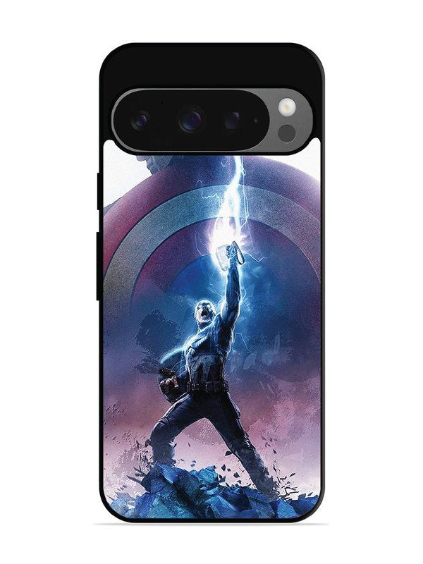Google Pixel 9 captain-america-thor-hammer-lightning