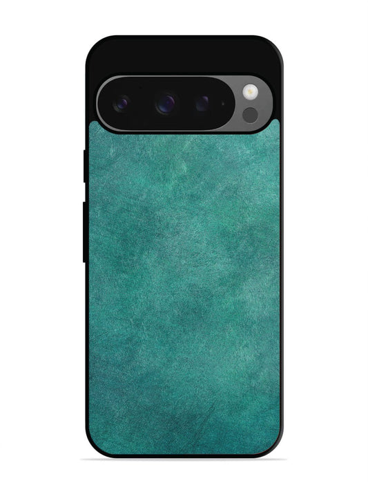 Google Pixel 9 Pro Jungle green with Scratches Marble