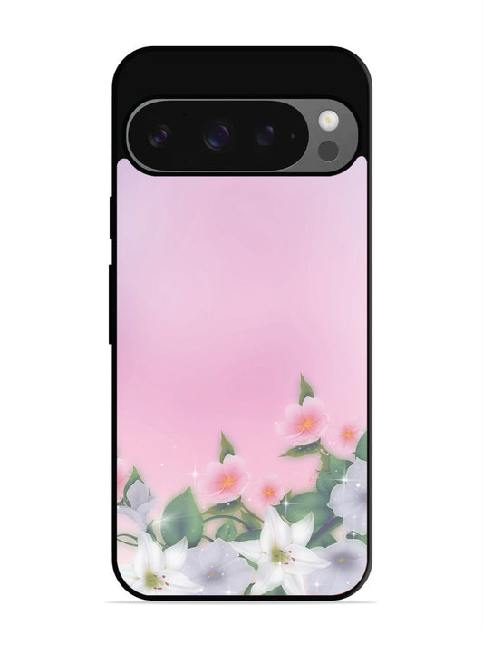 Google Pixel 9 Pro Pink Floral Elegance