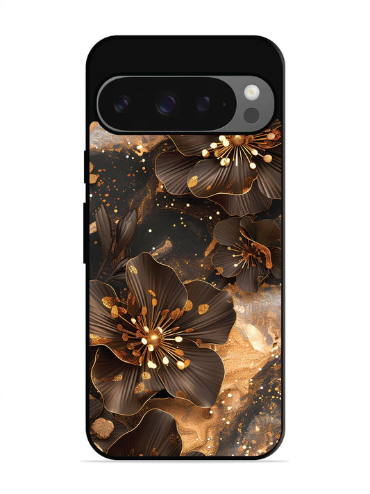 Google Pixel 9 Pro Golden Flowars