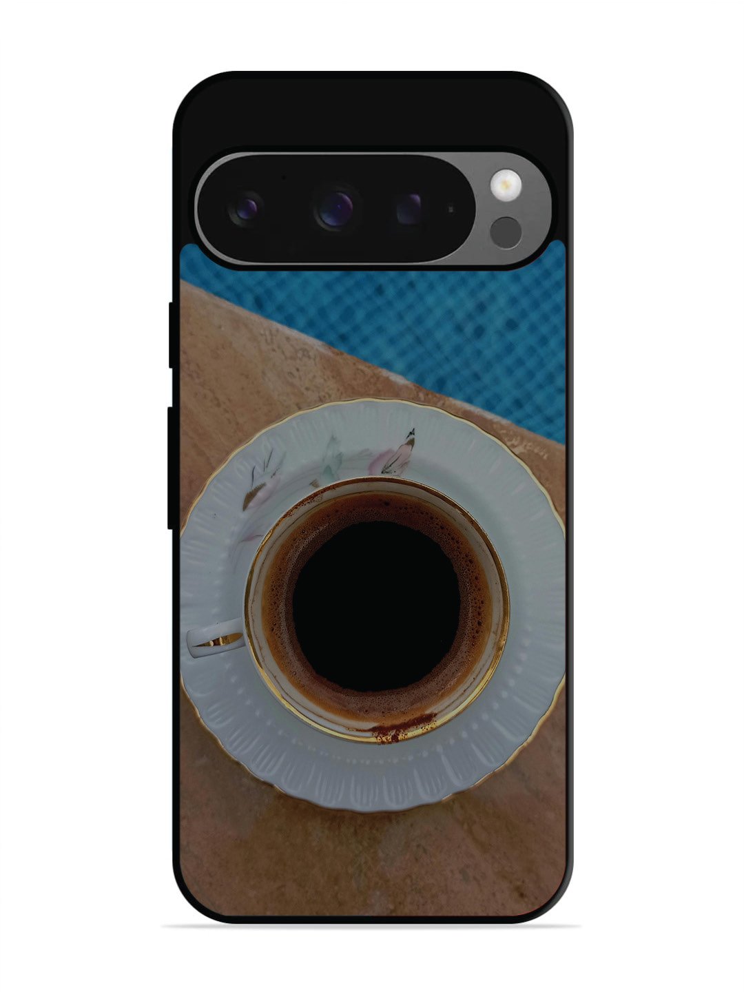 Google Pixel 9 Pro Black Tea Cup Saucer