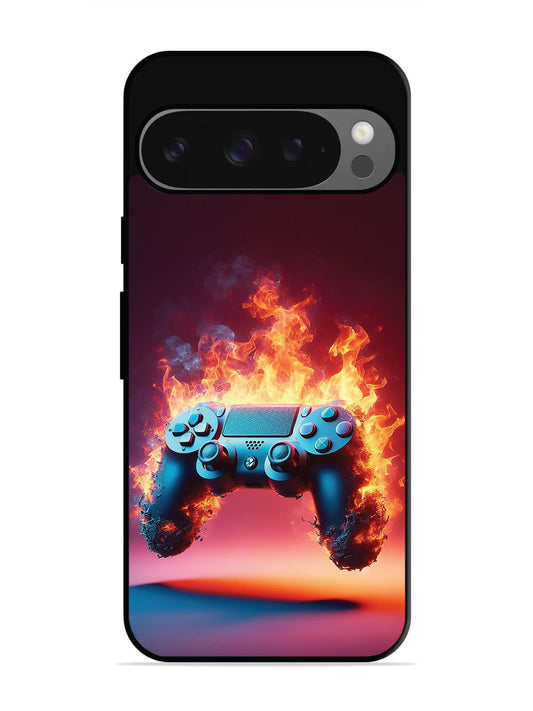 Google Pixel 9 Pro Console on fire