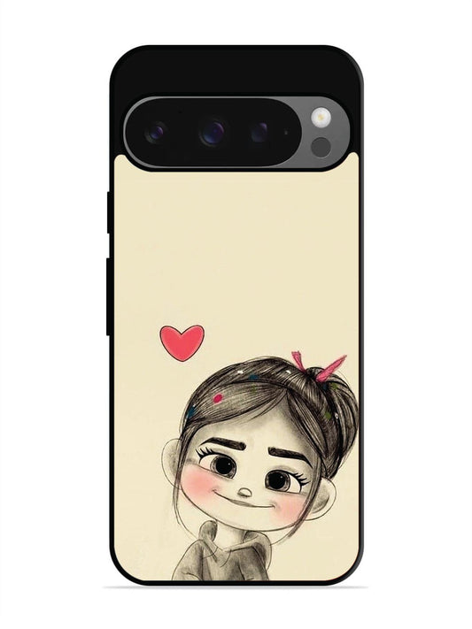 Google Pixel 9 Pro Cute Girl Looking at You