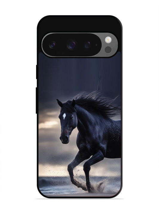 Google Pixel 9 Pro black-horse-animal