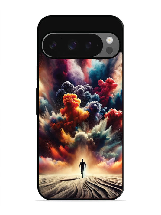 Google Pixel 9 Pro colorful-blast-explosion