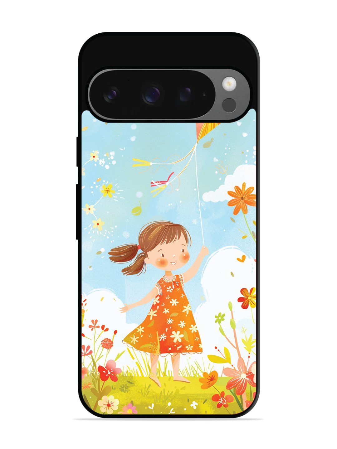 Google Pixel 9 Pro Little Girl Kite Flying
