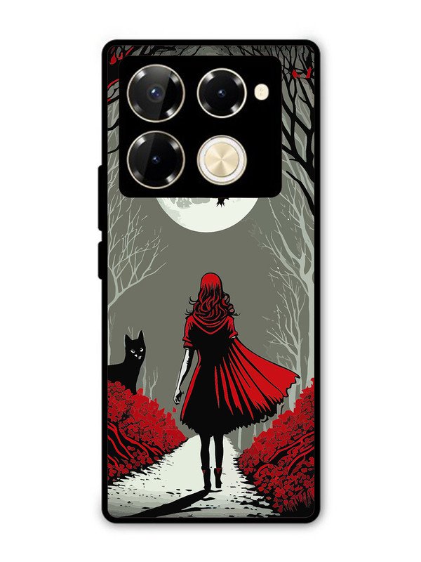 Infinix Note 40 Pro 5G Scarlet Girl in Red Forest