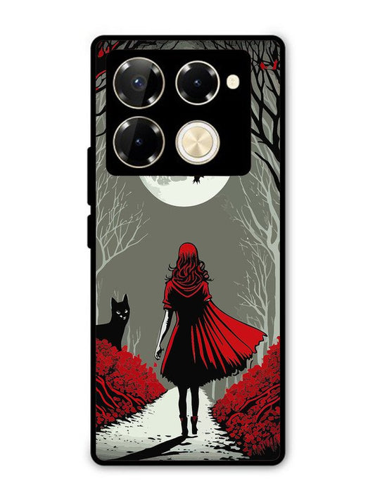 Infinix Note 40 Pro 5G Scarlet Girl in Red Forest