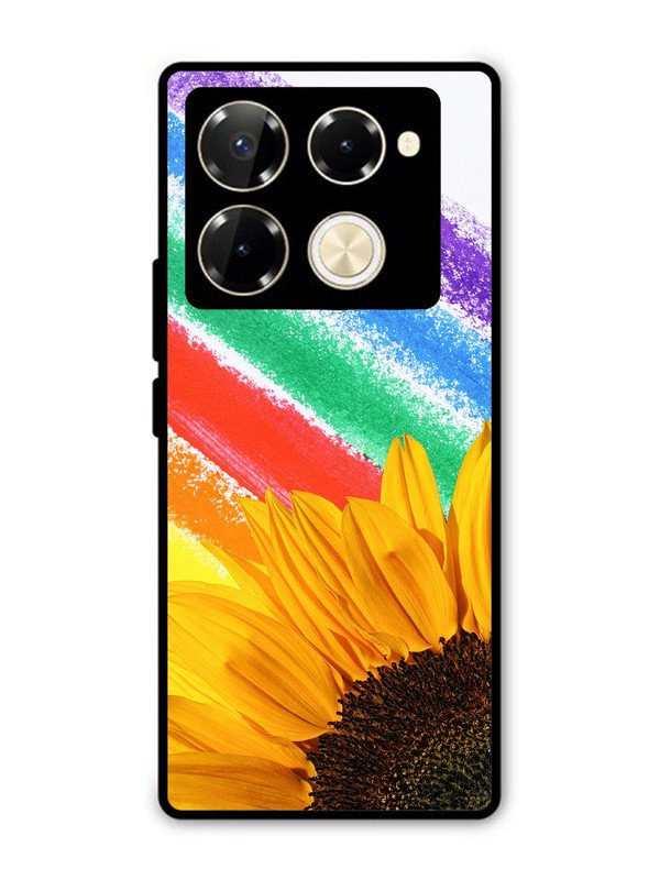 Infinix Note 40 Pro 5G Sunflower on Colourful Lines