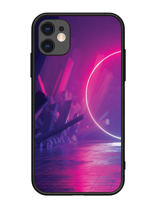 iPhone 11 abstract with Neon Light