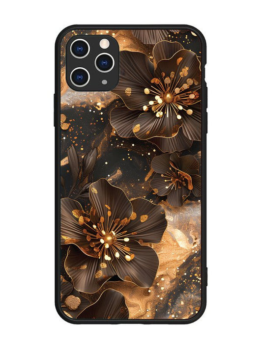 iPhone 11 Pro Max Golden Flowars