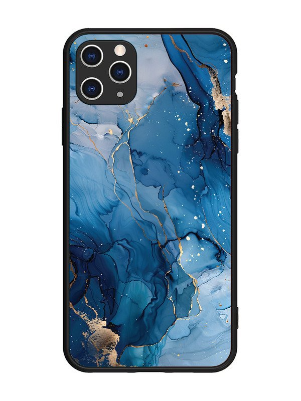 iPhone 11 Pro Max Oceanic Pattern with Golden Sprinkles