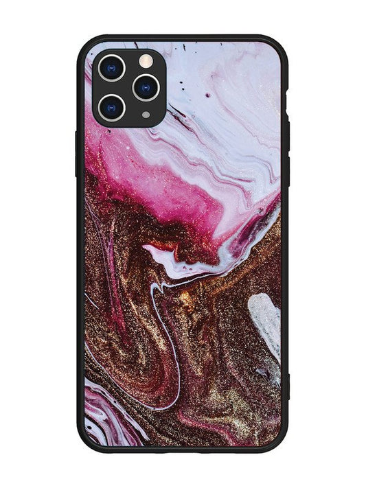 iPhone 11 Pro Max Elegant Rose & Gold Marble