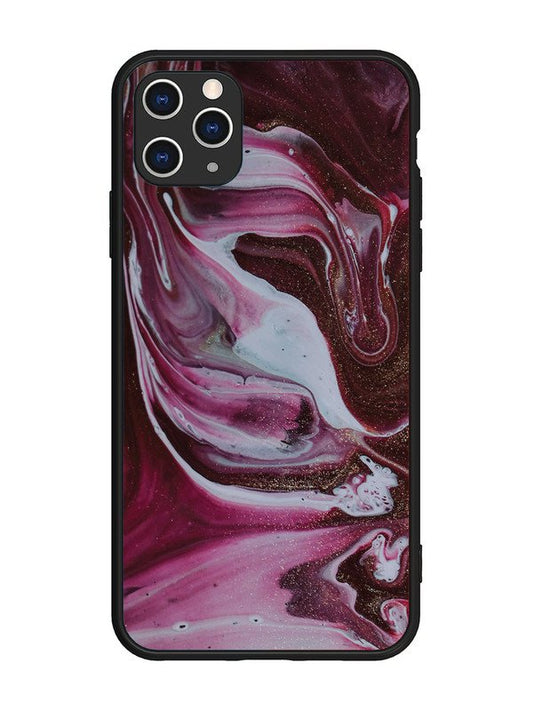 iPhone 11 Pro Max Pink And Golden Marble