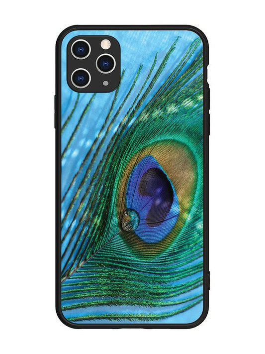 iPhone 11 Pro Max A drop on Peacock Feather