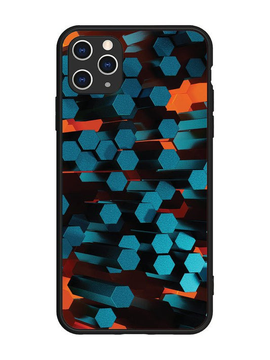 iPhone 11 Pro Max Hexagon 3D Abstract