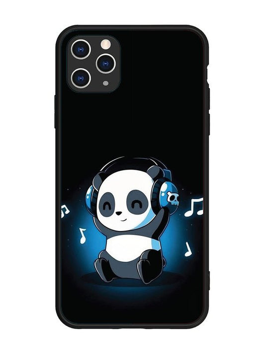 iPhone 11 Pro Max Panda Listening Music