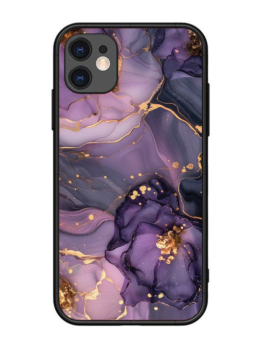 iPhone 11 Royal Orchid Theme Marble